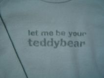 **UITVERKOCHT** IMPS&ELFS lichtblauw shirt -let me be your teddybear-, maat 68