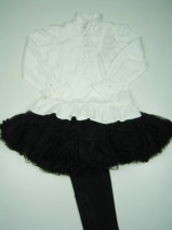 VINROSE W2010/2011 petticoat PARTY black, maat 86 t/m 152