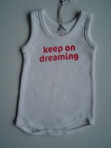 IMPS&ELFS witte romper - keep on dreaming -, maat 56