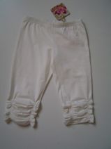 **UITVERKOCHT** SCHOEFFIES legging (off white), maat 92-98