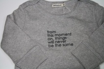 IMPS&ELFS Z2011 set longsleeve/broek streep 'from this moment..' (grey melange-m875-off white-111), 68