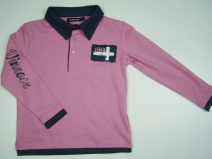 VINROSE W09/10 stoere polosweater (pink), 134, 152