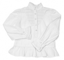 VINROSE W2010/2011 blouse SUNNY met mooie details (wit) 86 t/m 140