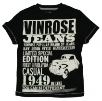 VINROSE Z2012 shirt HAN (black) 98 t/m 152